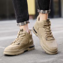 【热卖】时尚新款中帮板鞋工装鞋户外运动休闲鞋男鞋